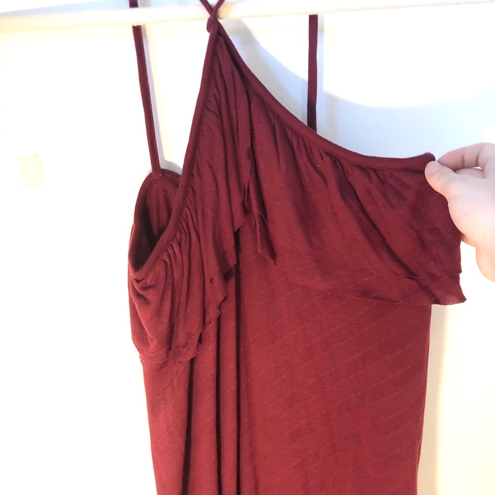 Nordstrom maroon halter tank!